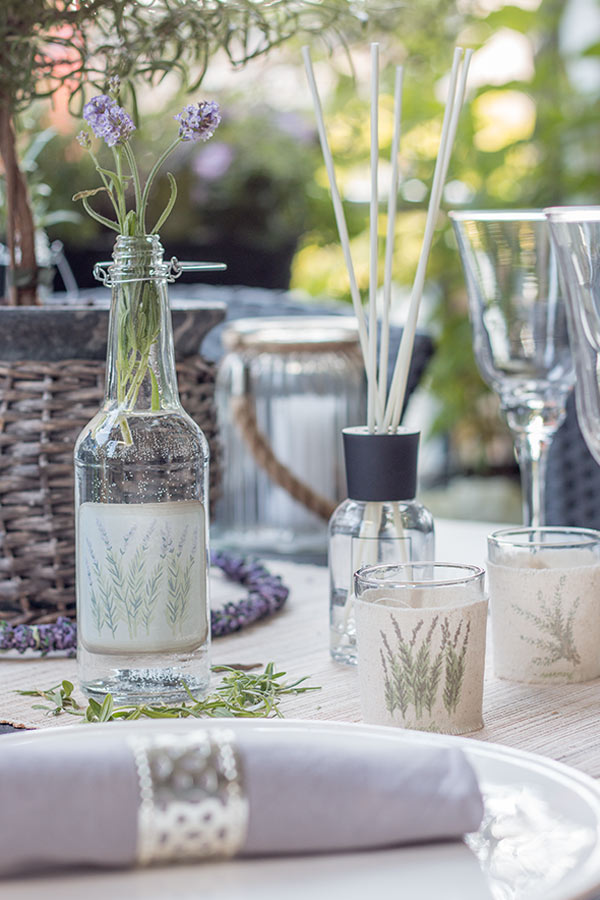 Lavendel Tischdeko Depot