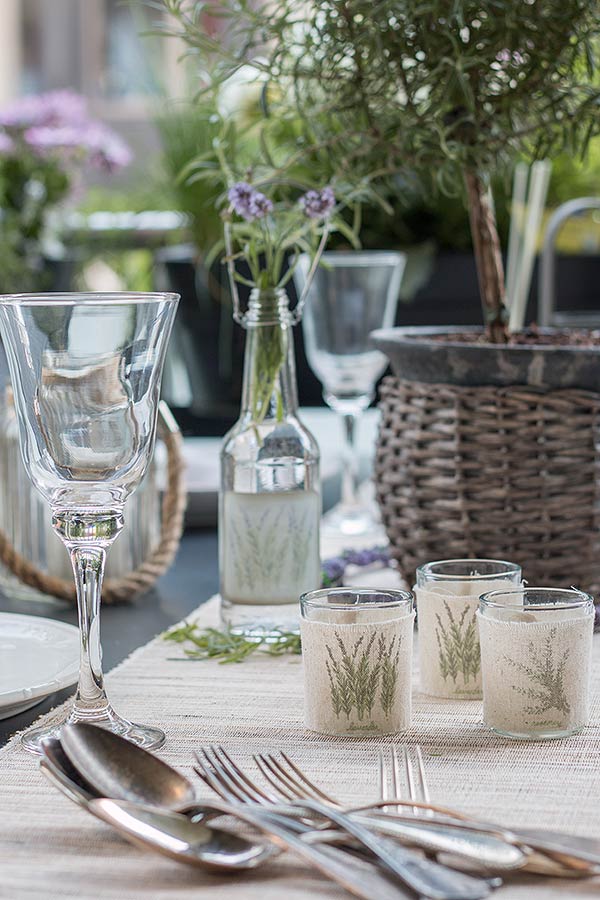 sommerliche Tischdeko