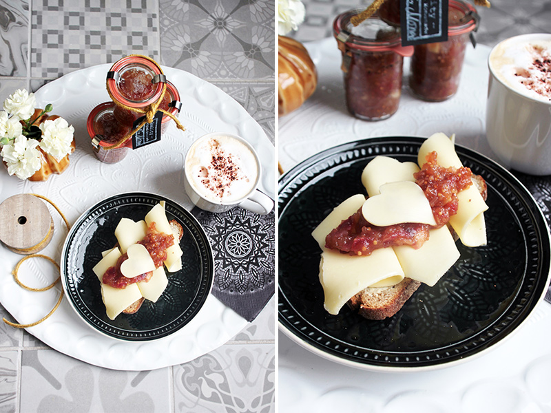 Apfelchutney-auf-Käsebrot