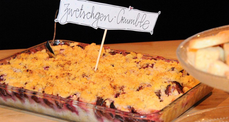 Zwetschgen Crumble