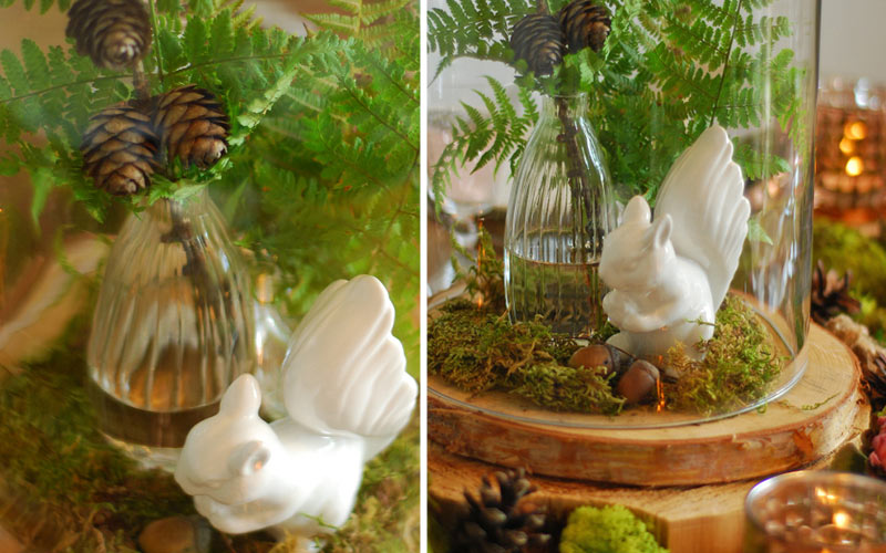 Dekoidee: herbstliche Tischdeko