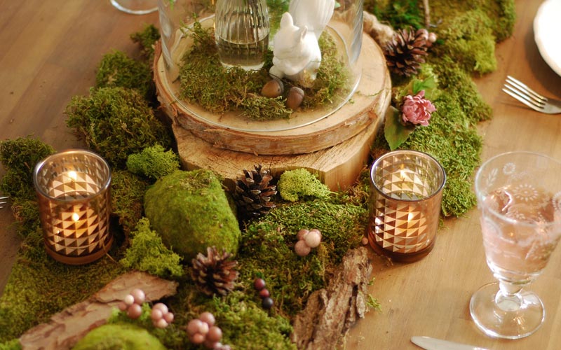 Dekoidee: herbstliche Tischdeko