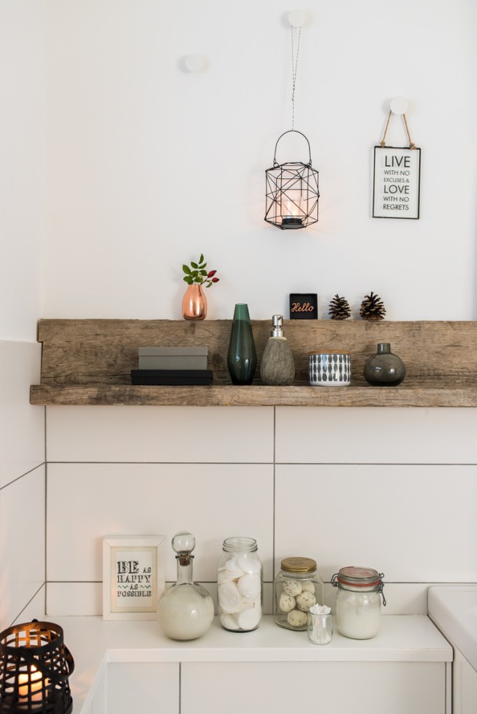 Dekoideen für das Bad im Herbst