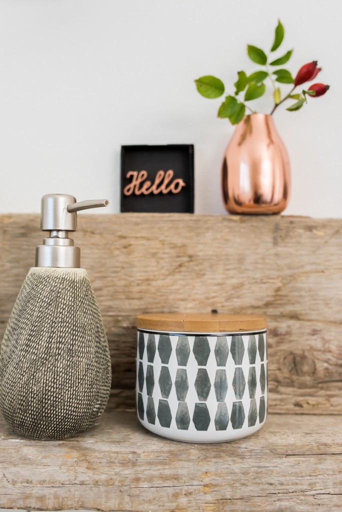 Dekoideen für das Bad im Herbst