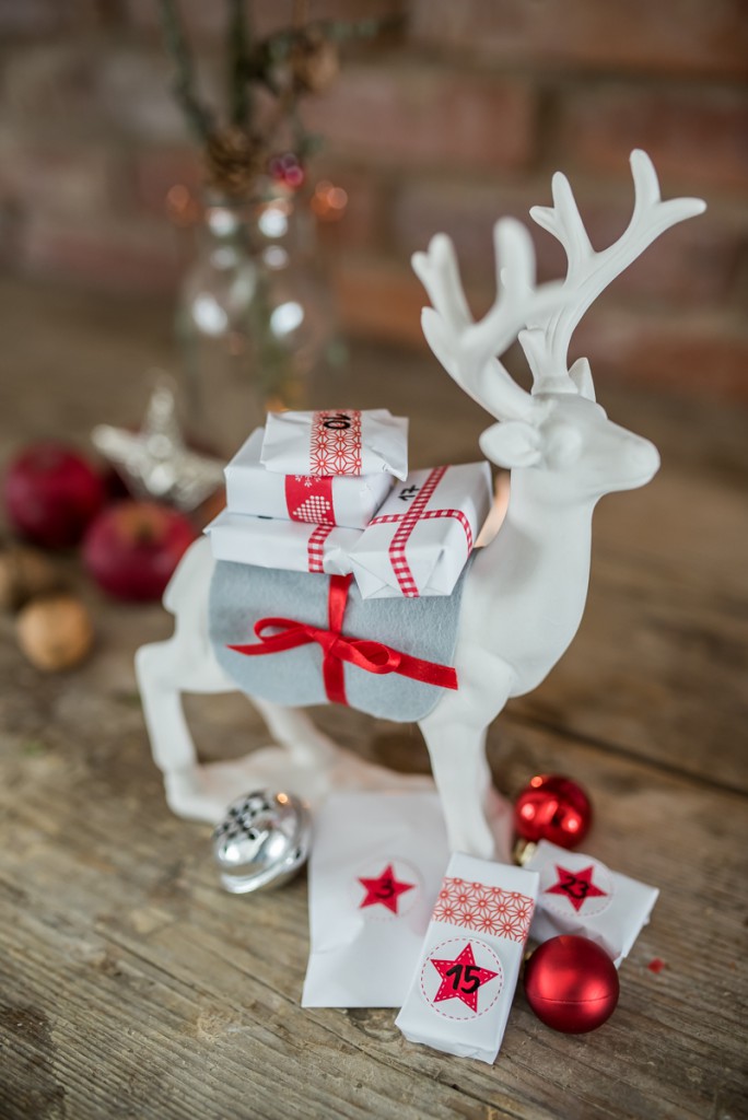 Anleitung für einen DIY Adventskalender in Hausform