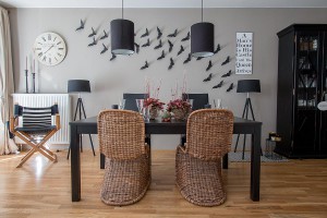 Halloween Deko mit DIY Fledermäusen