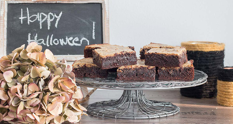 Pumpkin Cheesecake Brownies Halloween