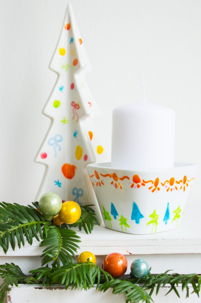 Adventskranz mit Kindern gestalten