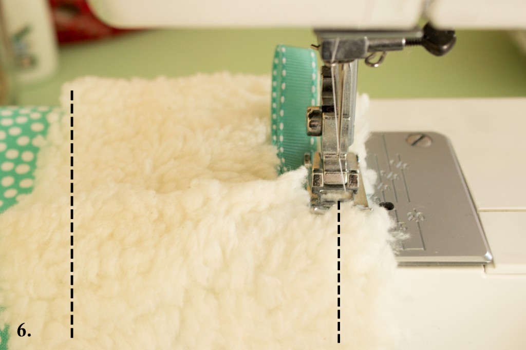 Nikolausstiefel einfach und fix genäht Anleitunng 6