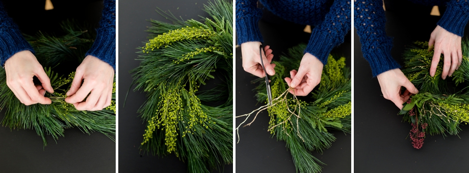 Anleitung für einen DIY Adventskranz mit Naturmaterialien mit Wiener Wohnsinn auf Schoen bei dir Blog by Depot