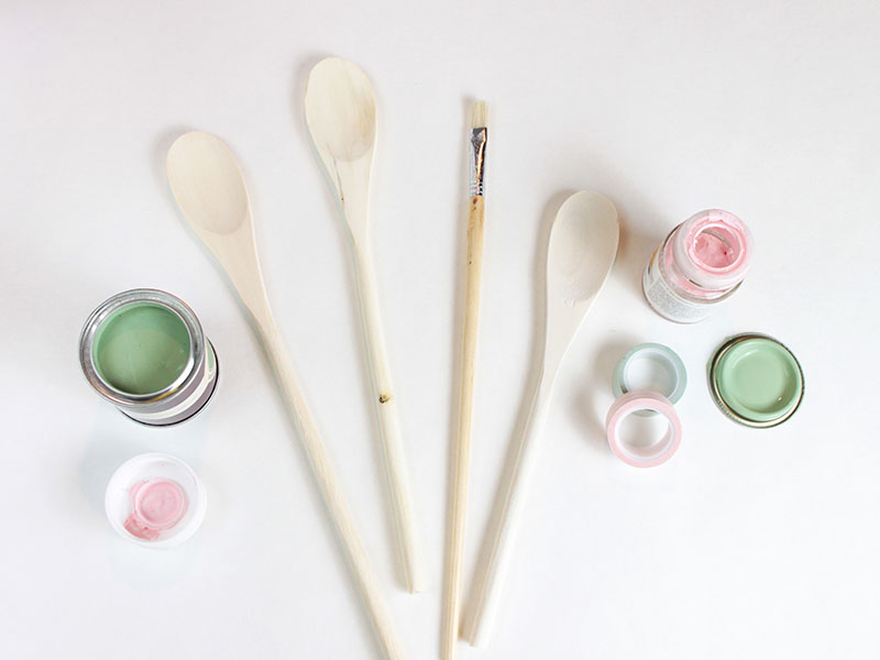 Material-DIY-Kochlöffel