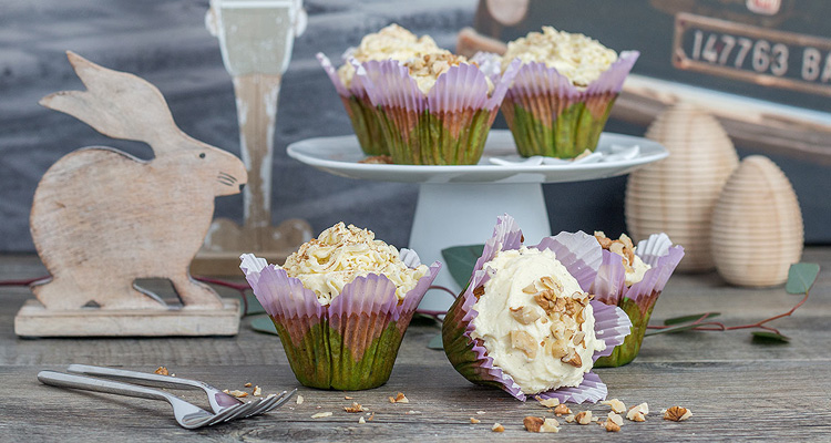 weltbeste carrot cake cupcakes