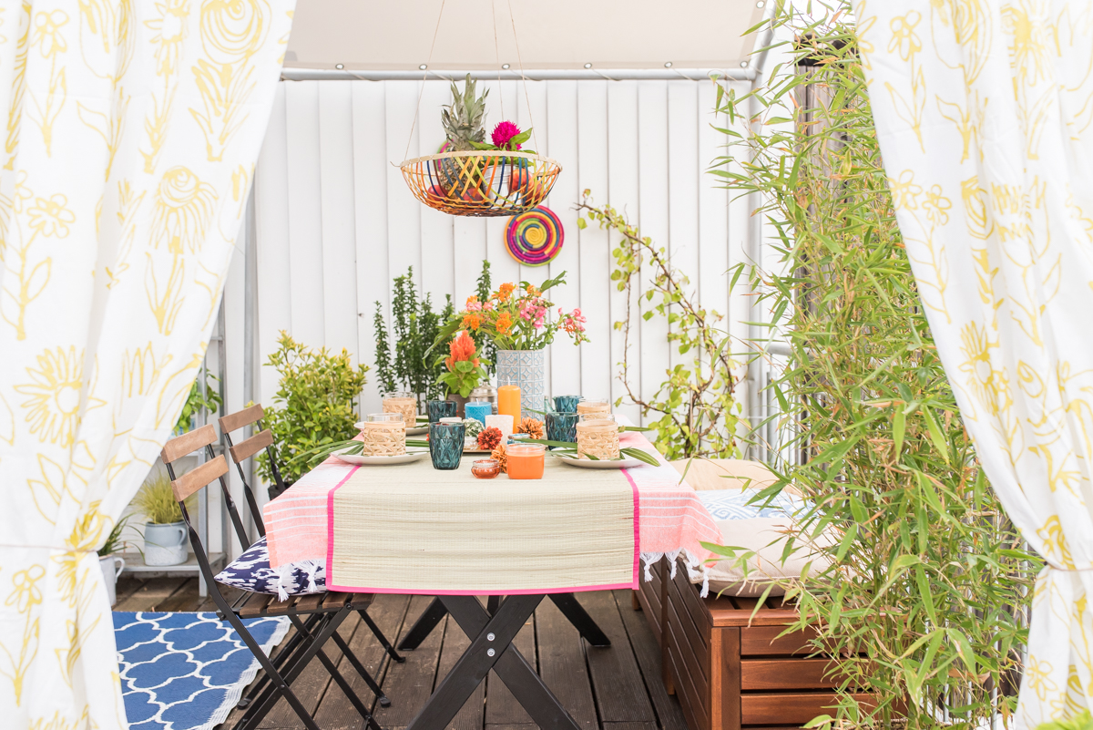 Dekoideen für den Balkon mit Deko von DEPOT im orientalischen Look