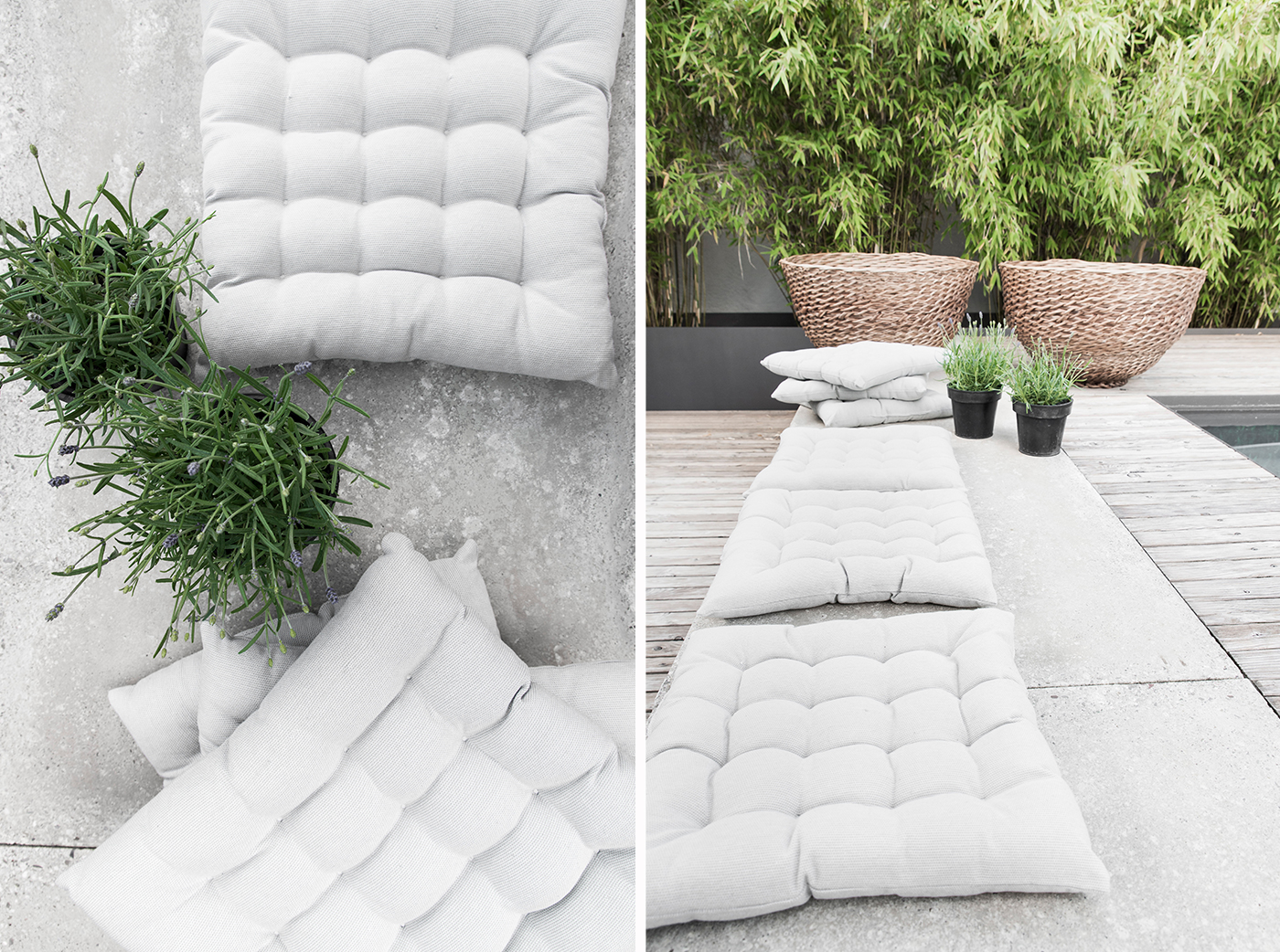 Kissen für die Terrasse