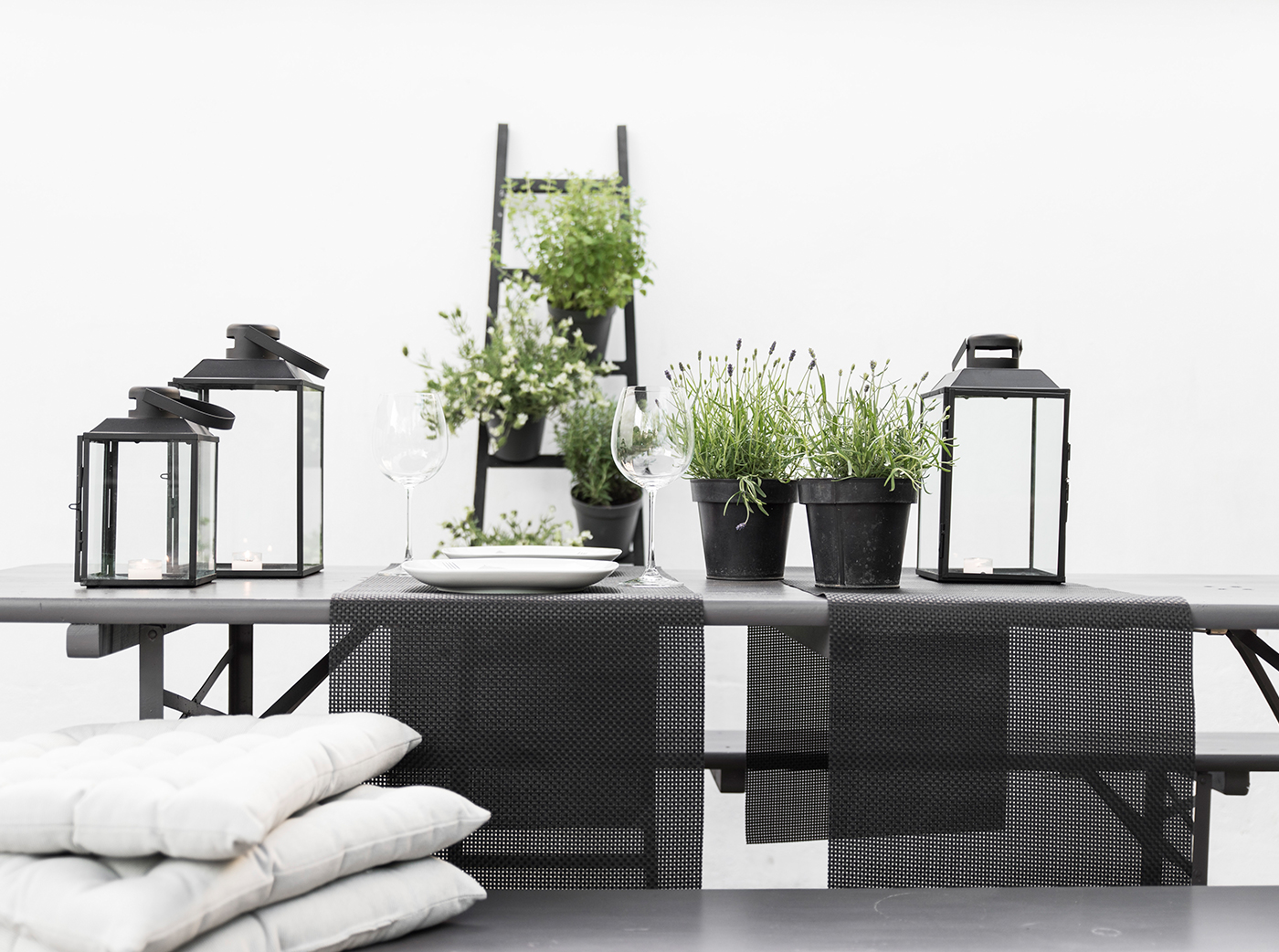 Kissen für die Terrasse