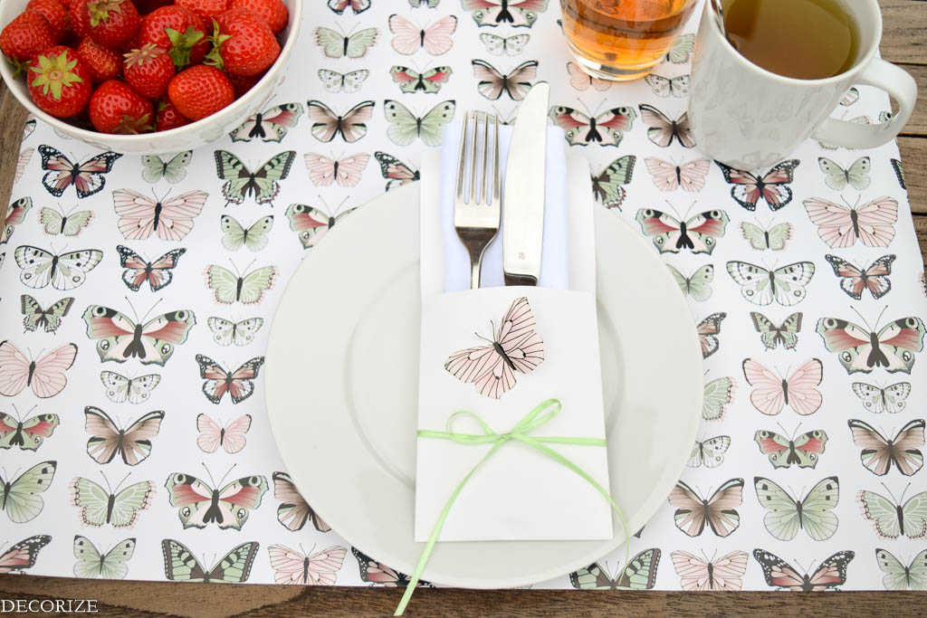 Sommer-Tischdeko Schmetterling-3