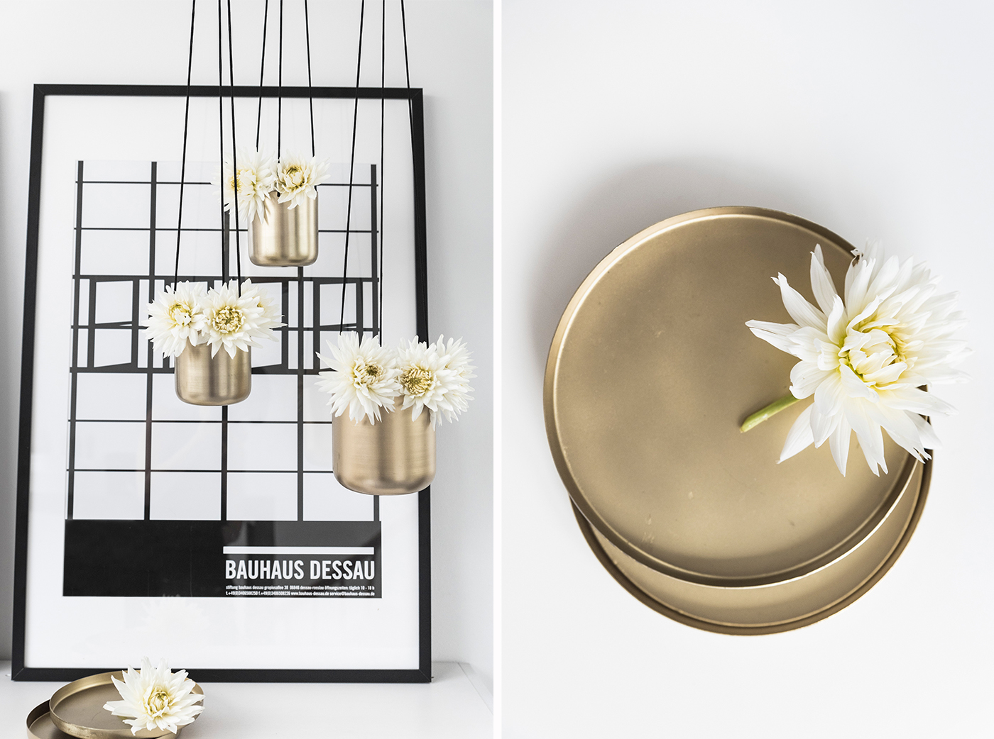 Dekoration mit Blumenampeln Dekoration mit Blumenampeln