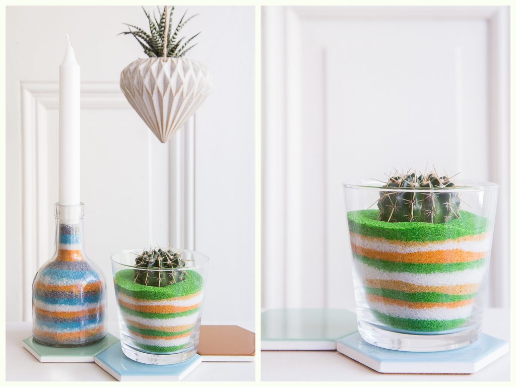 Deko-Sand selberfärben und dekorieren (2)