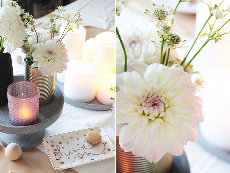 Tischdekoration-mit-frischen-Blumen