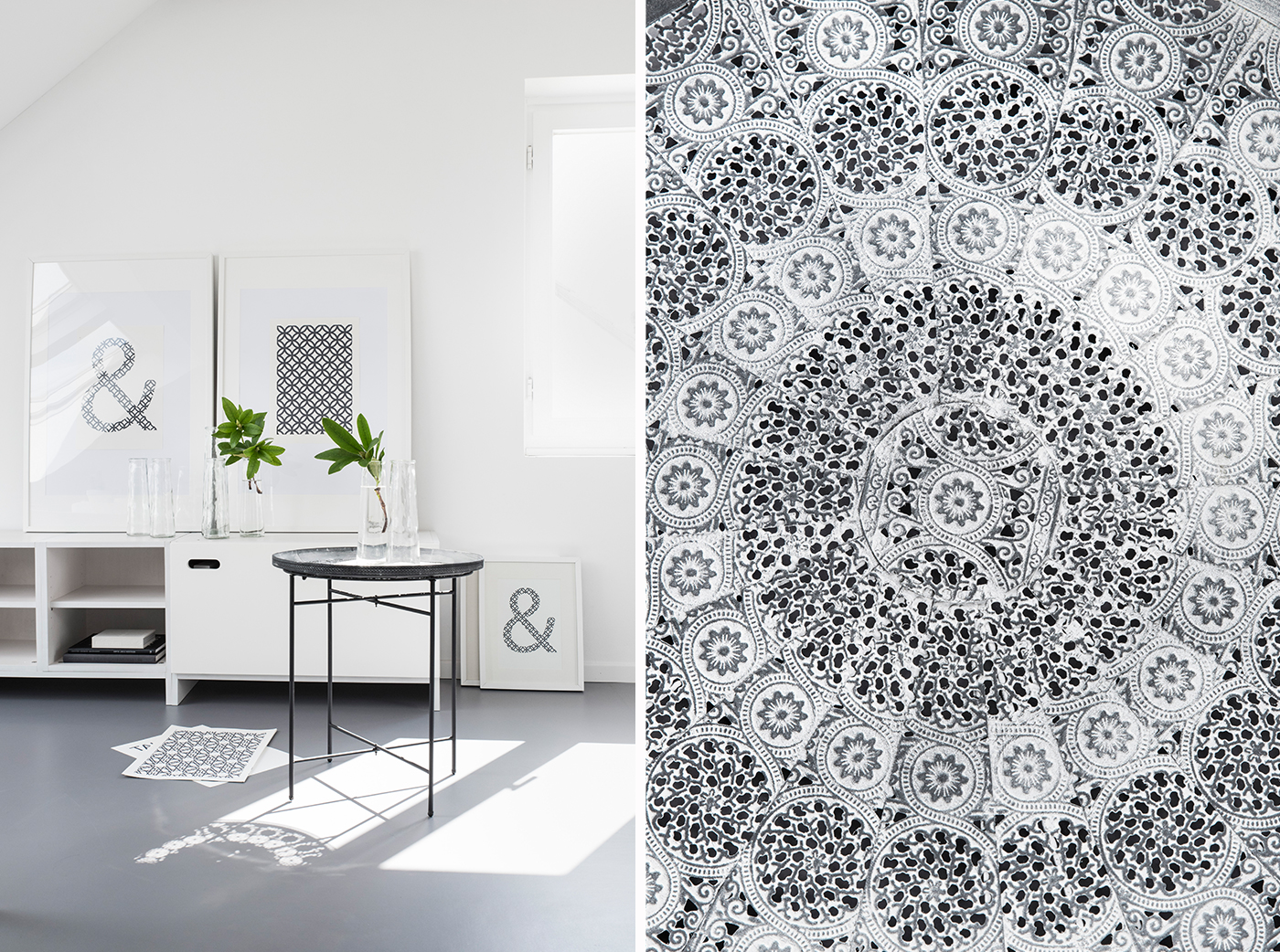 Orientalisch einrichten mit dem orientalischen Tablettttisch von DEPOT.