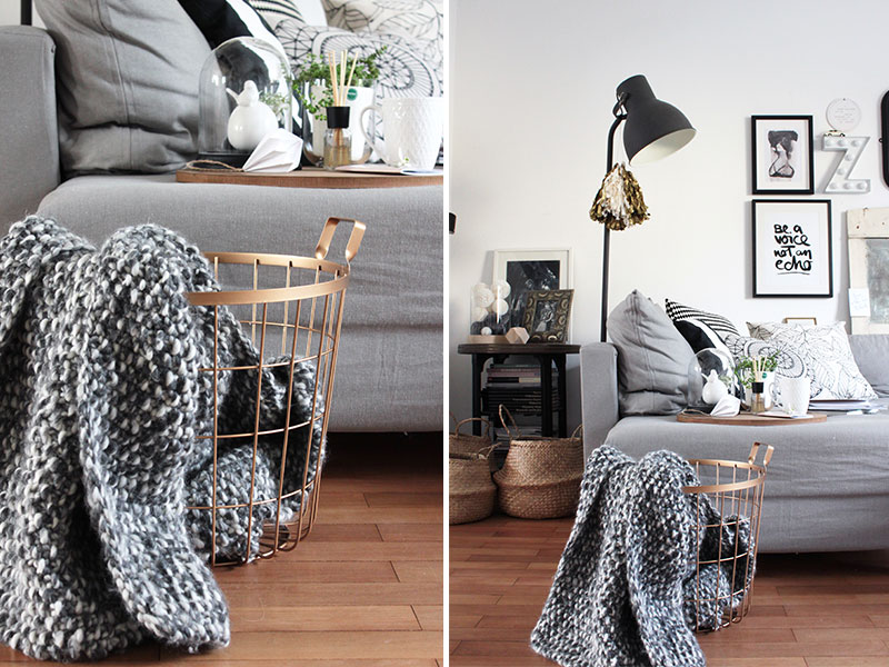 Schöner-AufbewSchöner-Aufbewahrungskorb-in-Goldoptikahrungskorb-in-Goldoptik