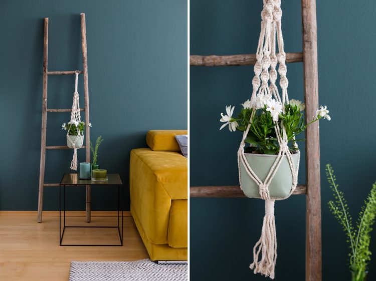 Trend Greenery: Deko mit Makramee & Pflanzen
