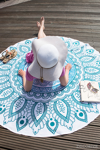 DEPOT Strandtuch Mandala Beach Poncho-5