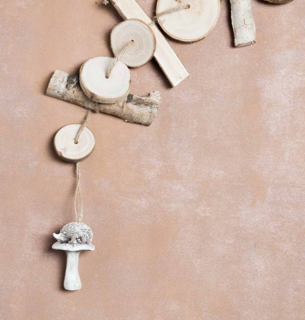 Dekohänger Pilz an Girlande