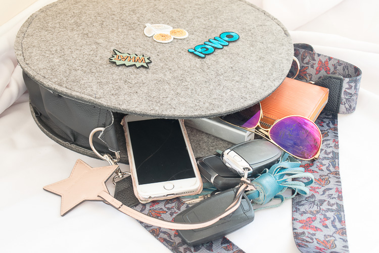 circle bag tischset tasche nähen DIY