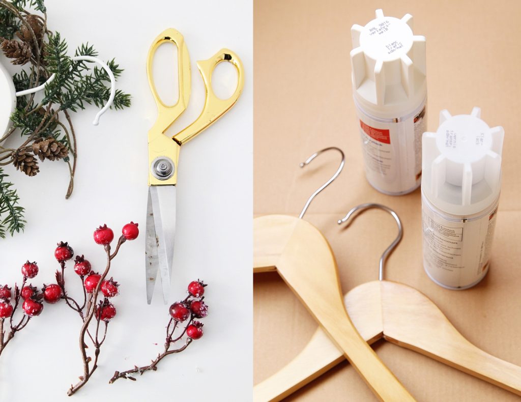 Mit wenigen Materialien verleiht ihr dem klassischen Adventskalender aus Stoffsäckchen einen modernen Look.