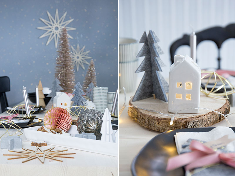 weihnachtliche-Tischdeko-in-Grau-und-Rosa