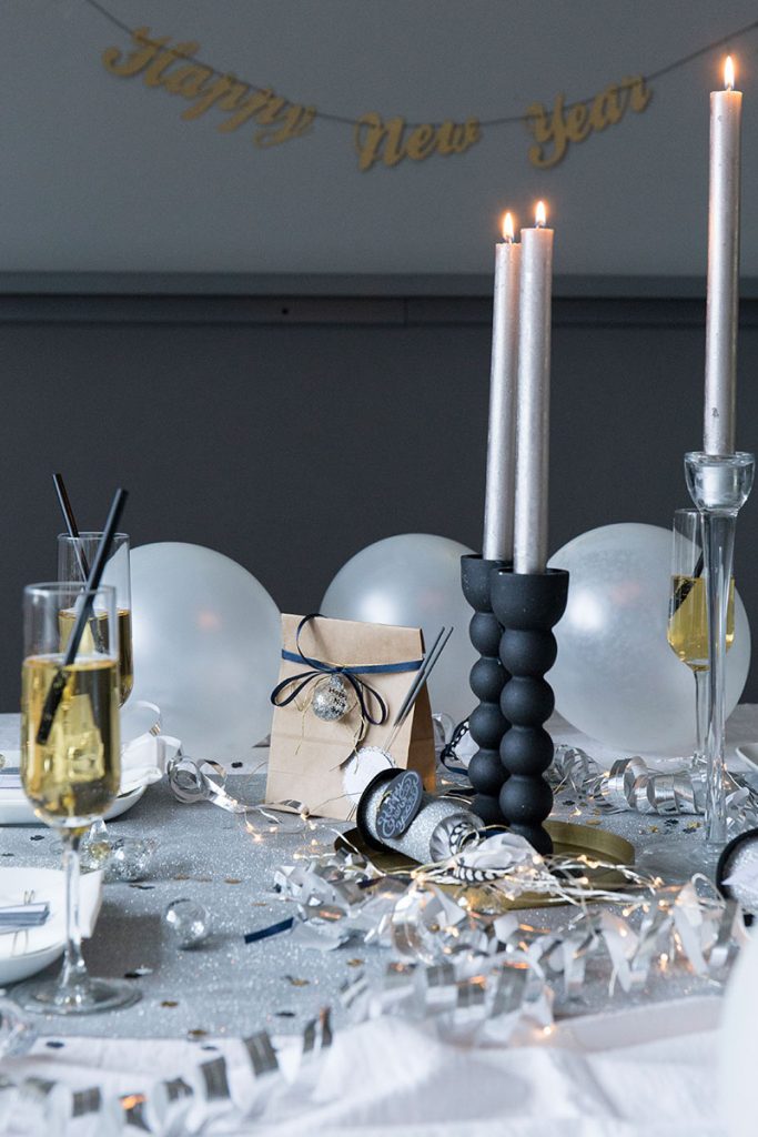 edle-Silvestertischdeko