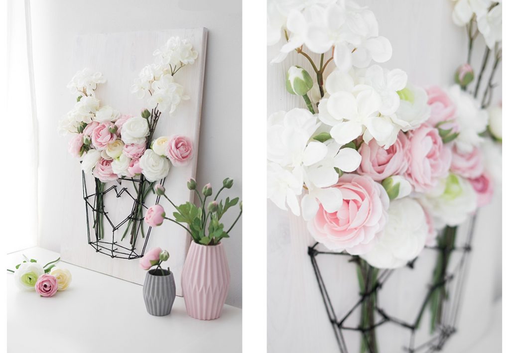 Depot Fadenbild mit Frühlingsblumen 20