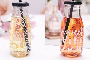 Handlettering Glasdesign