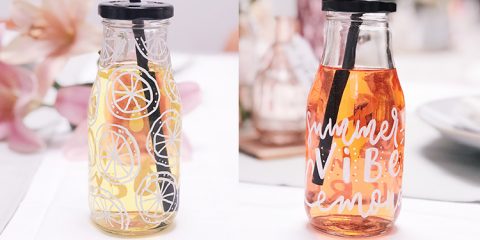 Handlettering Glasdesign