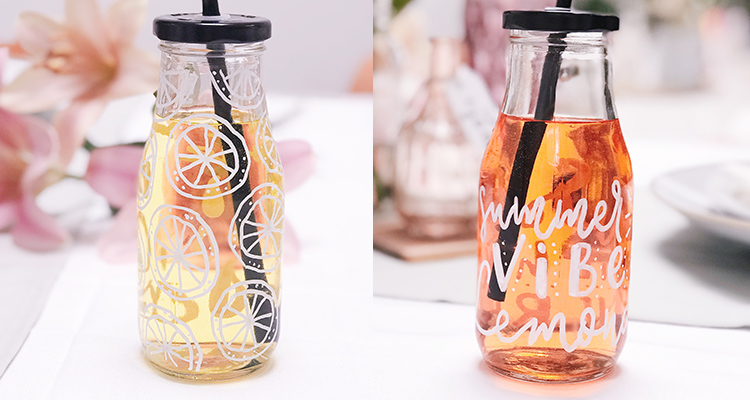 Handlettering Glasdesign