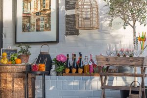 Pimp my Prosecco Bar Ideen für die Terrasse