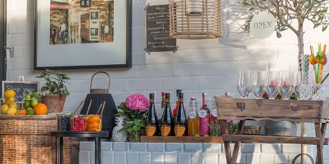 Pimp my Prosecco Bar Ideen für die Terrasse