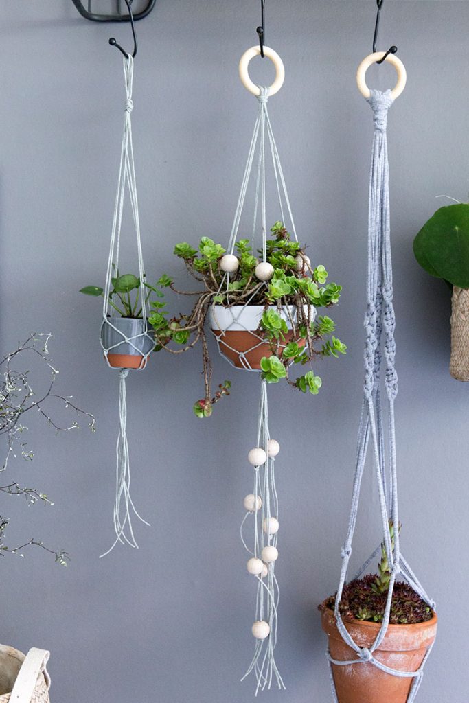 Makramee Blumenampel