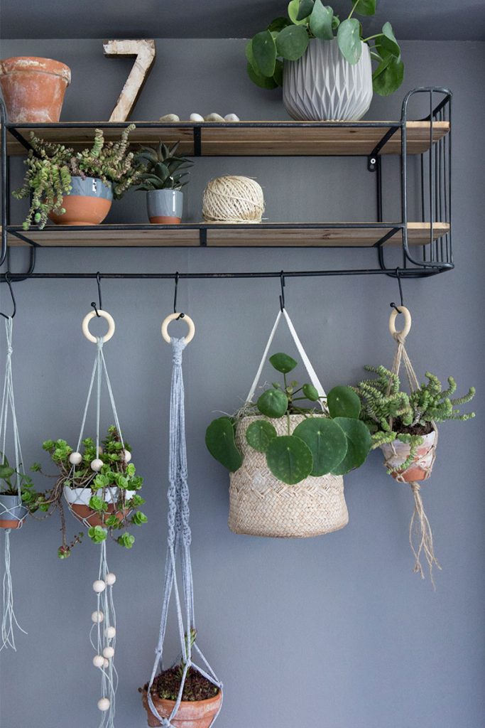 Makramee Blumenampel