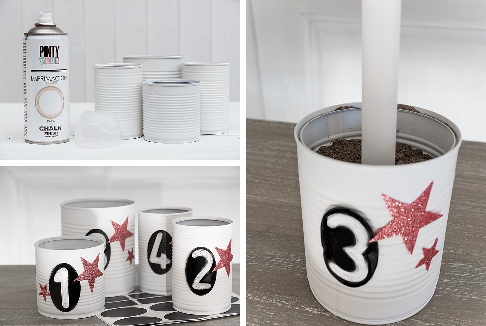 DIY-Anleitung Adventskranz aus Dosen