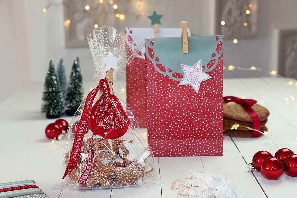 Weihnachtsplätzchen hübsch verpacken