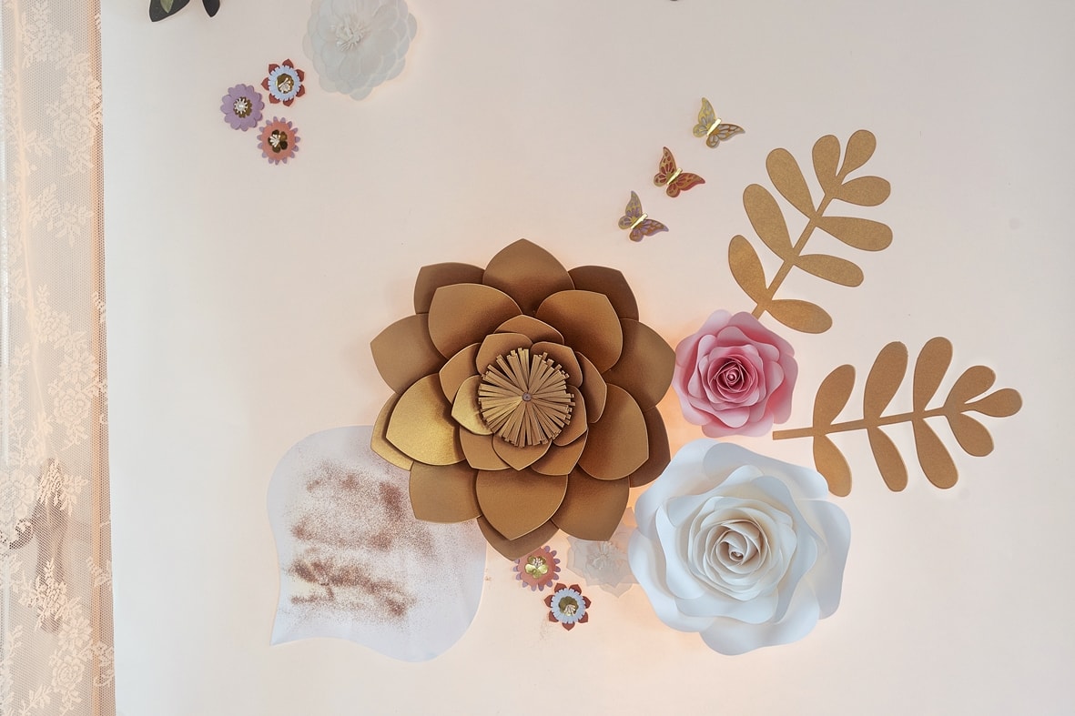 Blumenwand für Hochzeit -, Geburtstag- oder Baby-Party