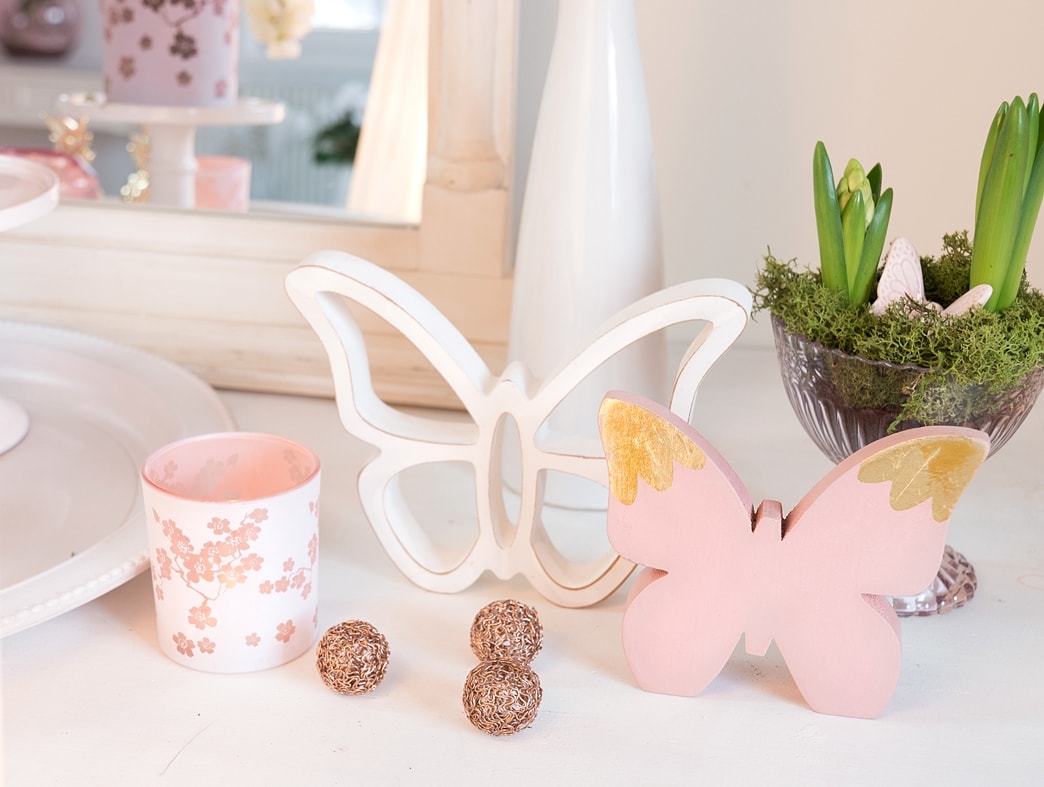 DIY - Dekotablett für den Frühling.