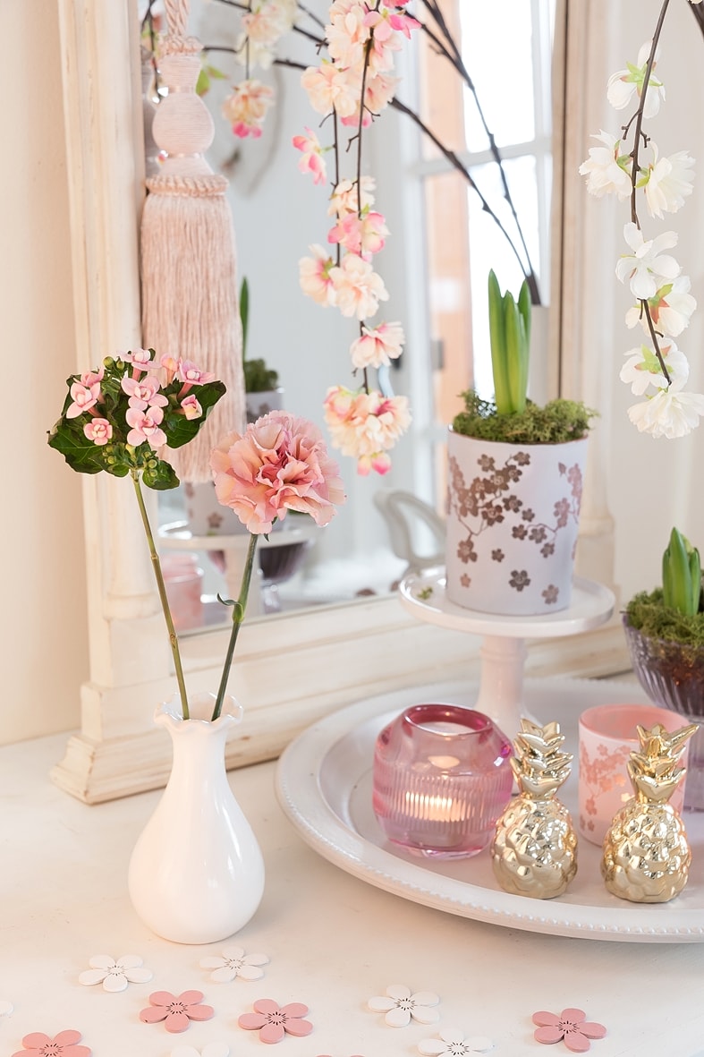 DIY - Dekotablett für den Frühling.