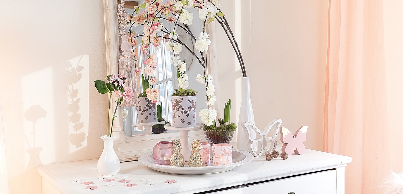 DIY - Dekotablett für den Frühling.