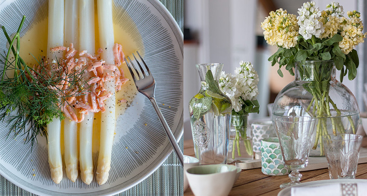 Rezepte für Spargelsaucen und Spargeltischdeko