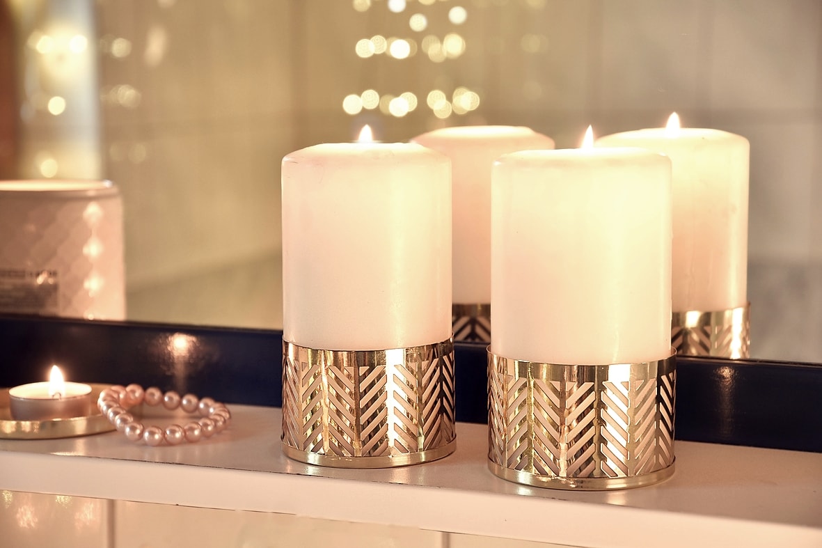 Stilvolle Dekoaccessoires für schöne Momente im Bad.