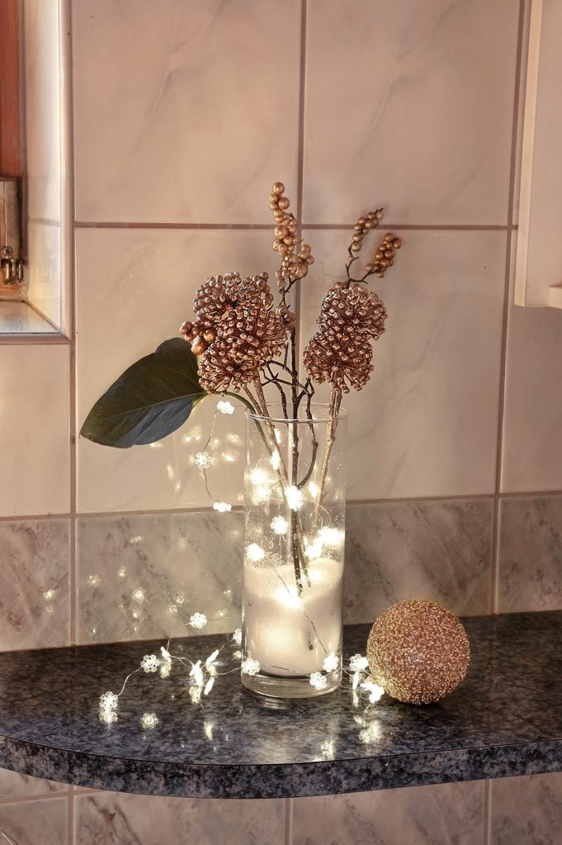 Gestaltungsideen mit Lichterketten.