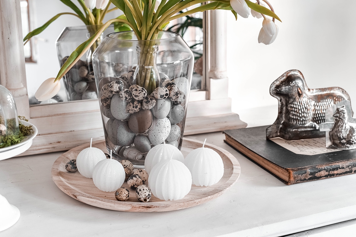 Kerzen im Skandi-Look